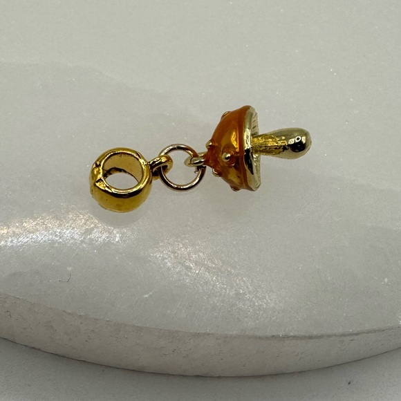 3/$15 Cute Mushroom Charm Bead Pandora-type Enameled - Picture 3 of 3
